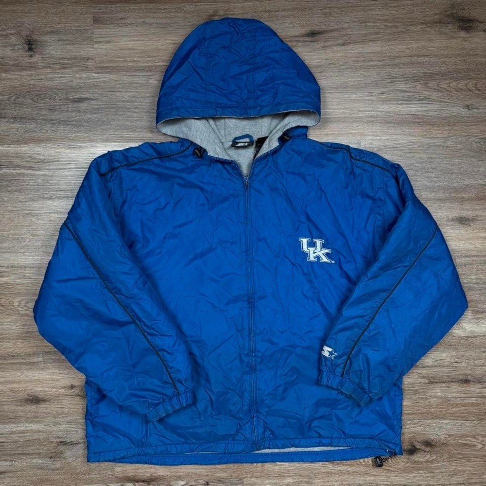 Vintage early 2000s starter university of kentucky lined‎ bomber jacket